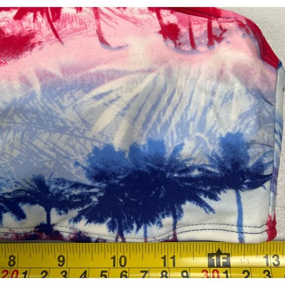 Malibu Dream Girl Bandeau Bikini Top Women's Adjustable Strap Size Large L - Picture 3 of 5